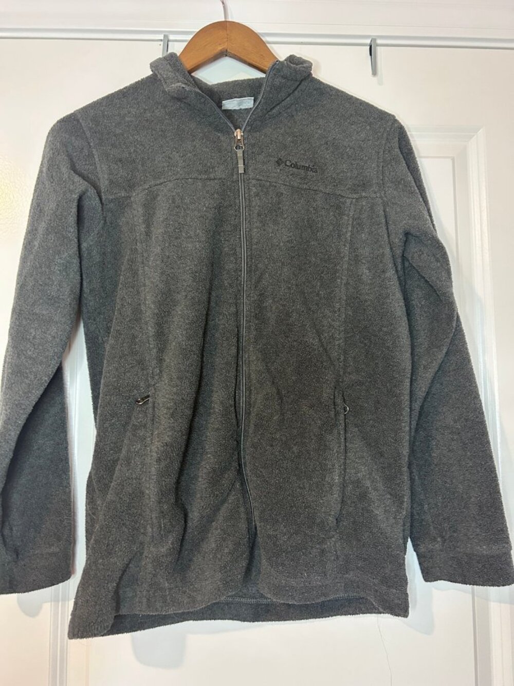 Columbia Charcoal Full-Zip Fleece Jacket - Youth L (14-16)